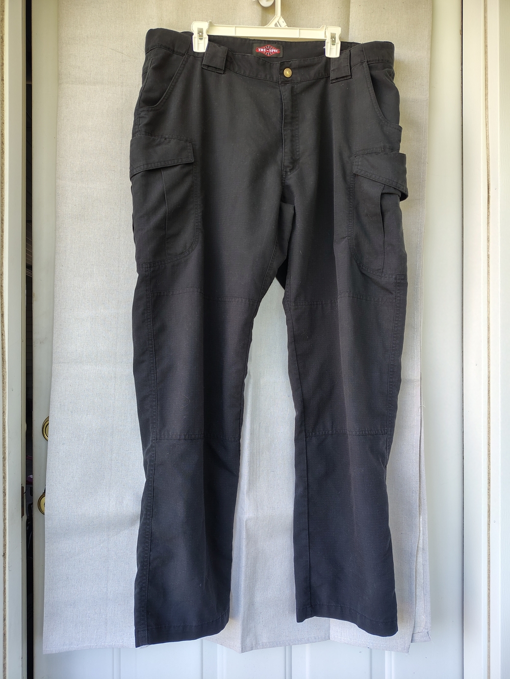 Tru-Spec Men's Black Cargo Pants with Multiple Pockets